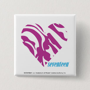 Bóton Quadrado 5.08cm Roxo 2 da zebra