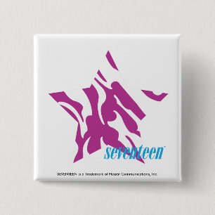 Bóton Quadrado 5.08cm Roxo 4 da zebra