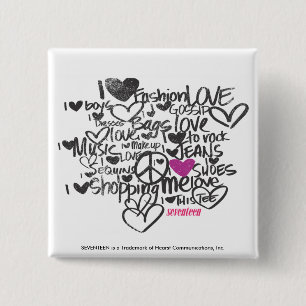 Bóton Quadrado 5.08cm Roxo dos grafites