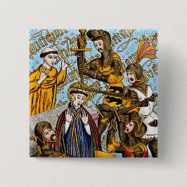 Bóton Quadrado 5.08cm Rua: Mártamo de Thomas Becket (M 031)