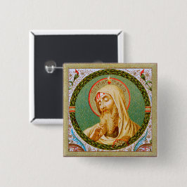 Bóton Quadrado 5.08cm Rua. Matthew, o Apóstolo (JMAS 08)