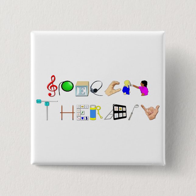 Bóton Quadrado 5.08cm RUA no trabalho (Frente)