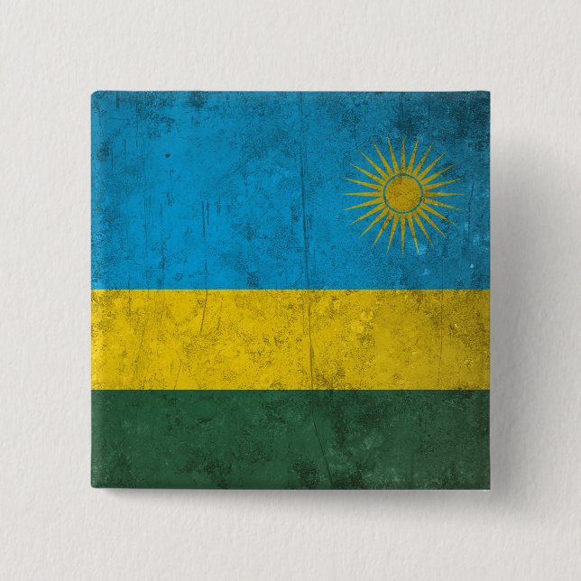 Bóton Quadrado 5.08cm Ruanda (Frente)