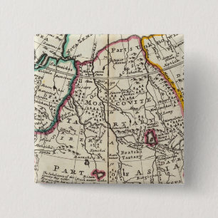 Bóton Quadrado 5.08cm Rússia, Cazaquistão, Ásia