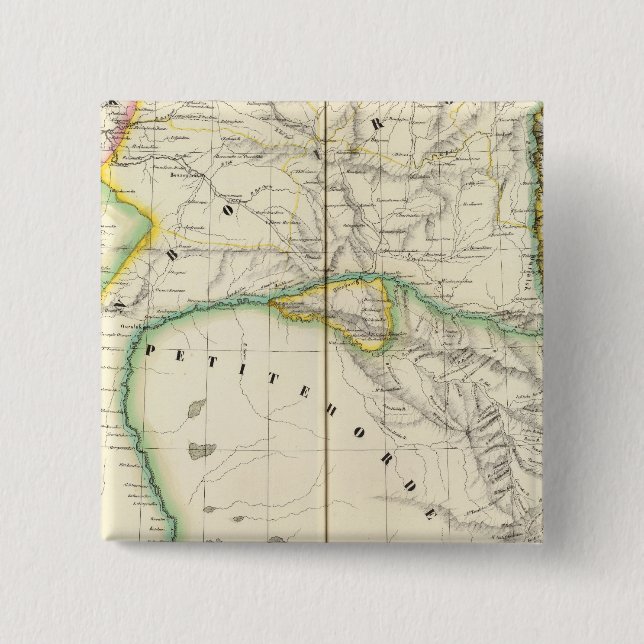 Bóton Quadrado 5.08cm Rússia, Europa 17 (Frente)
