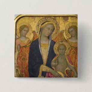 Bóton Quadrado 5.08cm Rússia, Ruas. Petersburgo, O Patrimônio (também