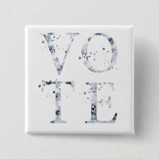 Bóton Quadrado 5.08cm Rustic Blue Vote