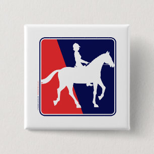 BÓTON QUADRADO 5.08CM RWB-HORSE-RIDER