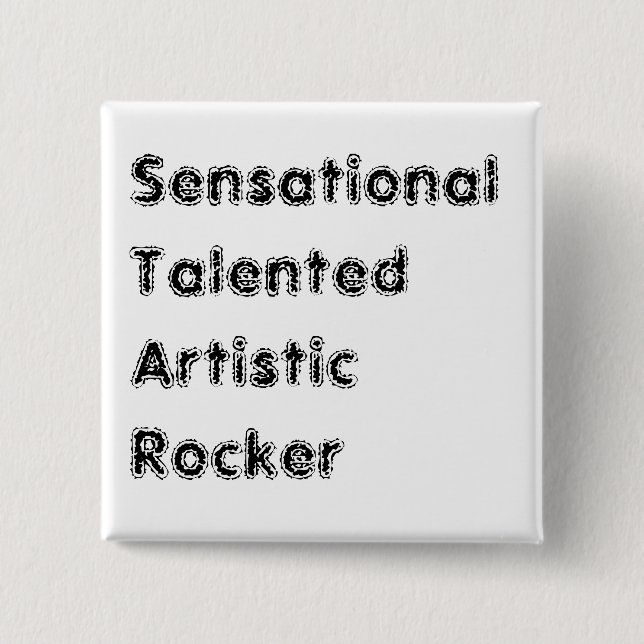 BÓTON QUADRADO 5.08CM S.T.A.R (Frente)