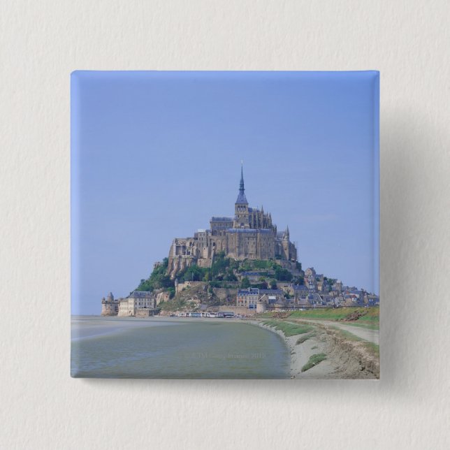 Bóton Quadrado 5.08cm Saint Michel de Mont (Frente)