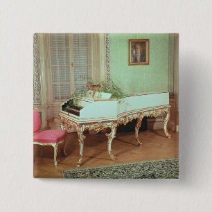 Bóton Quadrado 5.08cm Sala com o cravo