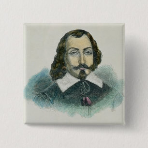 Bóton Quadrado 5.08cm Samuel de Champlain