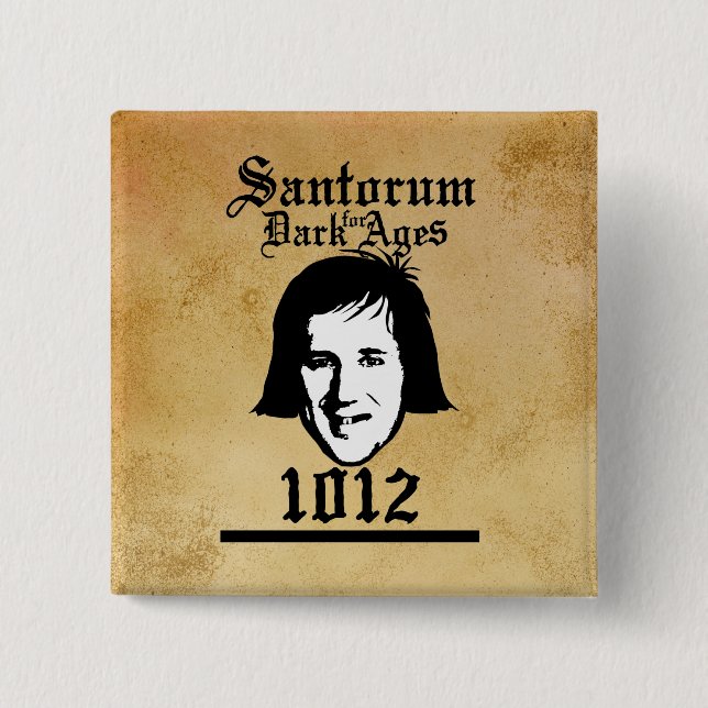 Bóton Quadrado 5.08cm Santorum 1012 (Frente)