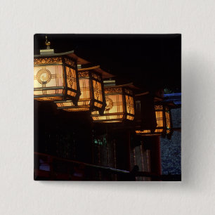 Bóton Quadrado 5.08cm Santuário Grand Inari, Fushimi, Quioto, Japão