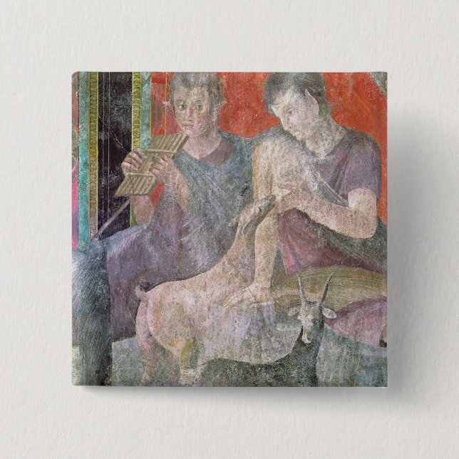 Bóton Quadrado 5.08cm Satyr e ninfa (Frente)