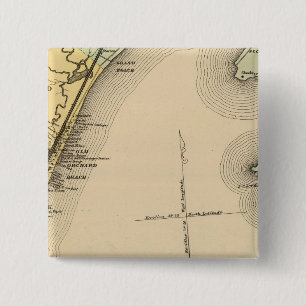 Bóton Quadrado 5.08cm Scarborough, Old Orchard, Saco, Biddeford