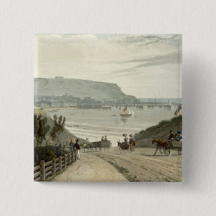 Bóton Quadrado 5.08cm Scarborough, Yorkshire, do volume VI 'de um Voyag