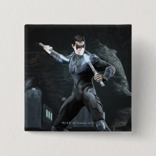 Bóton Quadrado 5.08cm Screenshot: Nightwing