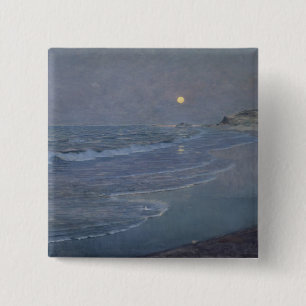 Bóton Quadrado 5.08cm Seascape, c.1892-93