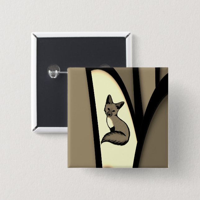 Bóton Quadrado 5.08cm Sendo Foxy (Frente & Verso)