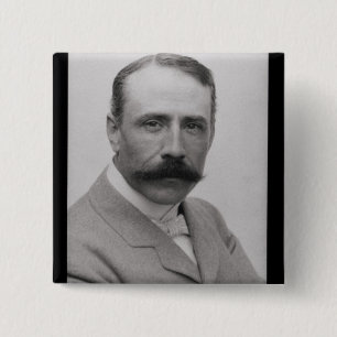 Bóton Quadrado 5.08cm Senhor Edward Elgar (1857-1934) (foto)