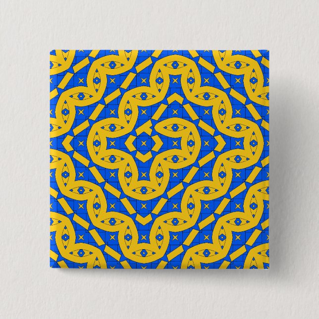 Bóton Quadrado 5.08cm Serpente (Frente)