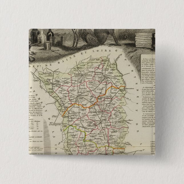 Bóton Quadrado 5.08cm Serviços Des Deux (Frente)