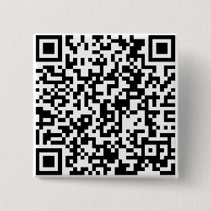 Bóton Quadrado 5.08cm Seu código QR