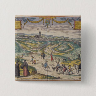 Bóton Quadrado 5.08cm Sevilha