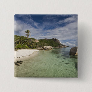 Bóton Quadrado 5.08cm Seychelles, Ilha La Digue, L'Union Estate 2