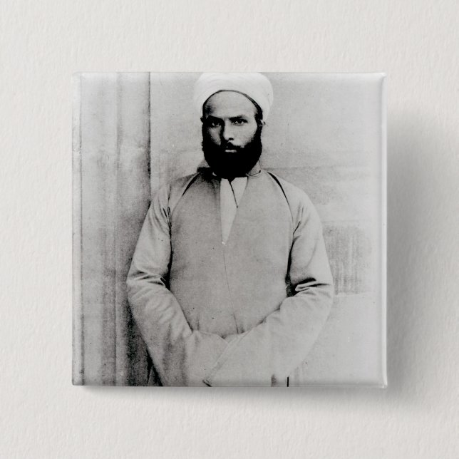 Bóton Quadrado 5.08cm Sheikh Muhammad Abduh (Frente)