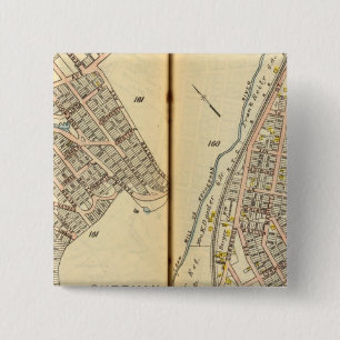 Bóton Quadrado 5.08cm Sherman Park, Nova York