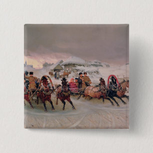 Bóton Quadrado 5.08cm Shrovetide, 1889
