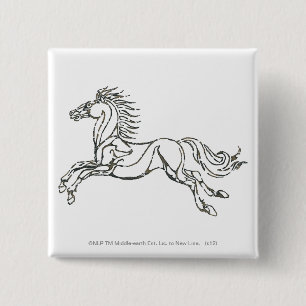 Bóton Quadrado 5.08cm Símbolo Rohan