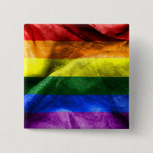 Bóton Quadrado 5.08cm Sinalizador de Liberdade