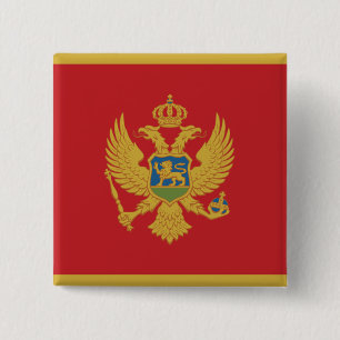 Bóton Quadrado 5.08cm Sinalizador Montenegro