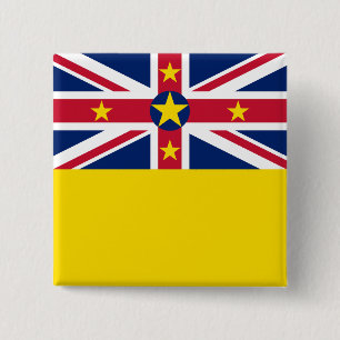 Bóton Quadrado 5.08cm Sinalizador Niue
