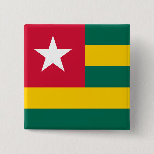 Bóton Quadrado 5.08cm Sinalizador Togo