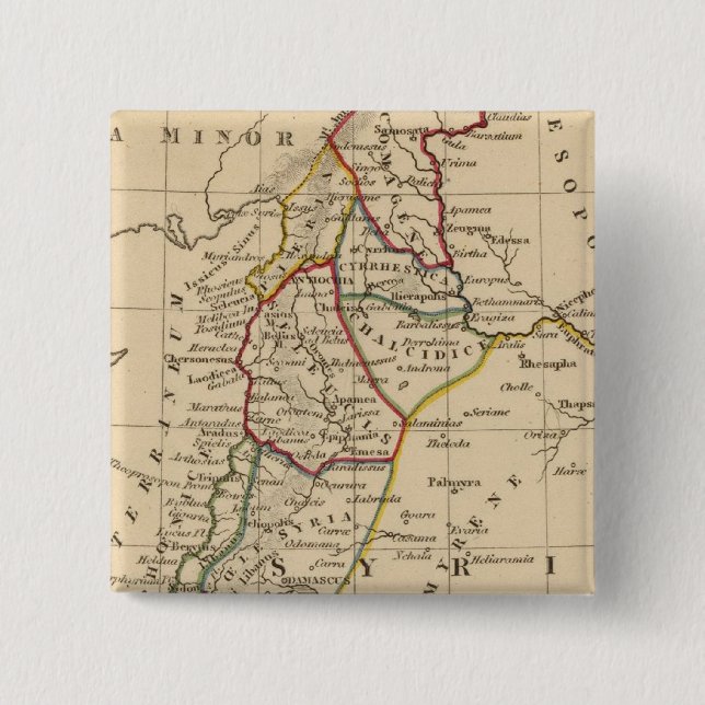 Bóton Quadrado 5.08cm Síria 2 (Frente)