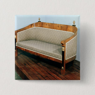 Bóton Quadrado 5.08cm Sofá, estilo de Biedermeier, c.1820