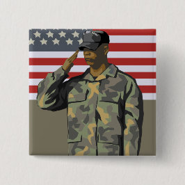 Bóton Quadrado 5.08cm Soldado