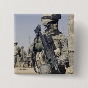 Bóton Quadrado 5.08cm Soldado armado com MK-48