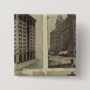 Bóton Quadrado 5.08cm Solidez arquitetônica em Portland, Oregon