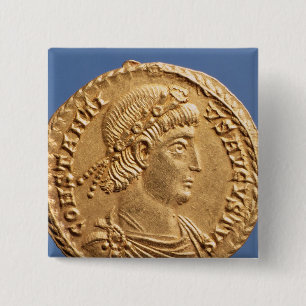 Bóton Quadrado 5.08cm Solidus de Constantinius II