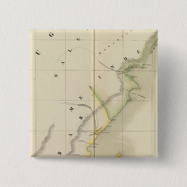 Bóton Quadrado 5.08cm Somolia, Quénia 40 (Frente)