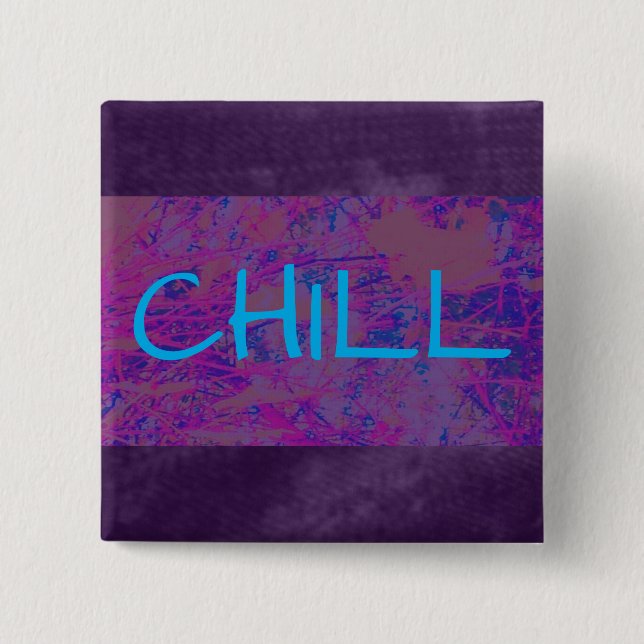 BÓTON QUADRADO 5.08CM SONHO DE PURPER CHILL (Frente)
