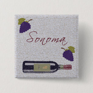 Bóton Quadrado 5.08cm Sonoma Magnet
