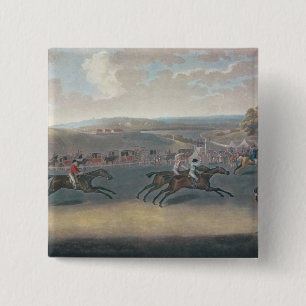 Bóton Quadrado 5.08cm Sorteio de Derby, 1791/2