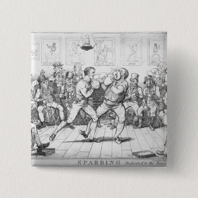 Bóton Quadrado 5.08cm Sparring, 1817 (Frente)