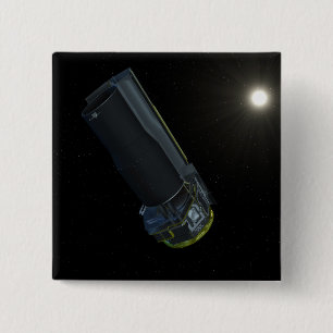 Bóton Quadrado 5.08cm Spitzer visto na luz visível